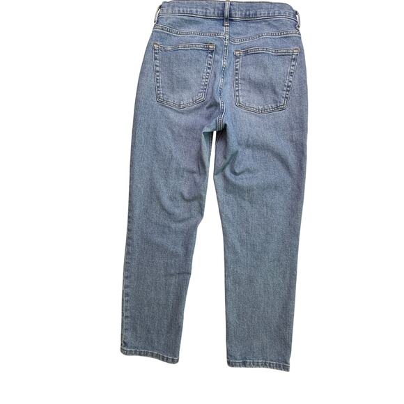 EverlaneThe Cheeky Jean Blue Straight Leg Slim Light Wash Size 27 - Picture 3 of 10